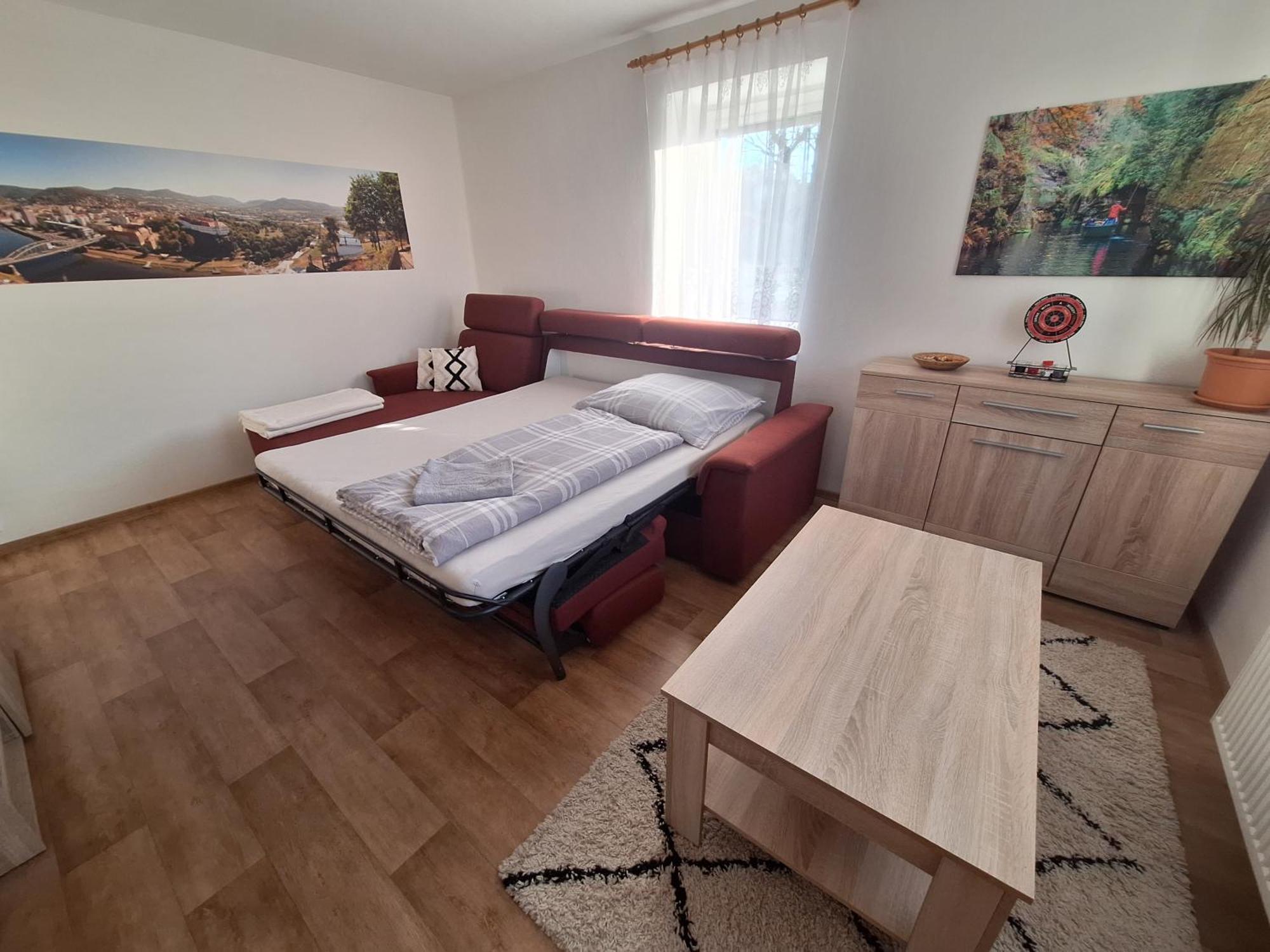 Pod Chlumem - útulný byt v blízkosti centra s terasou a grilem Decin Exteriér fotografie